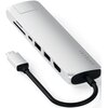 Hub SATECHI ST-UCSMA3S USB Typu C, Pasywny Srebrny Typ Pasywny