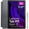 Tablet LENOVO Tab P11 2 gen. TB350XU 11.5" 6/128 GB LTE Wi-Fi Szary + Rysik + Klawiatura