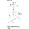 Okap BOSCH DWB66BC60 Czarny 621m3/h 69dB klasa B Filtr przeciwtłuszczowy Metalowy