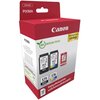 Czerwone opakowanie z logo Canon zawiera zestaw tuszów PG-575 czarny i CL-576 kolorowy oraz papier fotograficzny, z napisem "Enjoy photo prints with bonus photo paper!" i oznaczeniem "100% Recyclable Package". Na opakowaniu widnieje także informacja "Phot