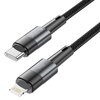 Kabel USB-C - Lightning TECH-PROTECT UltraBoost PD20W/3A 0.25m Szary Rodzaj Kabel