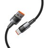 Kabel USB - USB-C TECH-PROTECT UltraBoost 66W/6A 0.25 m Szary Długość [m] 0.25