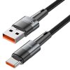 Kabel USB - USB-C TECH-PROTECT UltraBoost 66W/6A 0.25 m Szary Rodzaj Kabel