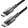 Kabel USB-C - USB-C TECH-PROTECT UltraBoost PD60W/3A 0.25m Szary Rodzaj Kabel