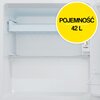 Lodówka CANDY CHASD4351EBC 51cm Czarna Roczne zużycie prądu 80 kWh = 92 zł