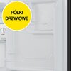 Lodówka CANDY CHASD4351EBC 51cm Czarna Położenie zamrażarki Brak