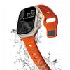 Pasek TECH-PROTECT IconBand Line do Apple Watch 4/5/6/7/8/9/SE/Ultra (42/44/45/49mm) Limonkowy Materiał TPU