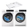 Pralka ELECTROLUX EW7F248ASP 8kg 1400 obr A + Suszarka ELECTROLUX MEW9H28M8BP + Łącznik uniwersalny STA9GW3