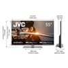 Telewizor JVC LT-55VAQ930P 55"QLED 4K Android TV Dolby Vision Dolby Atmos HDMI 2.1 Smart TV Tak