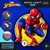 Puzzle TREFL Wood Craft Moc Spidermana 20204 (50 elementów) Typ Drewniane