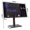 Monitor LENOVO ThinkVision T24i-30 23.8" 1920x1080px IPS Przeznaczenie Do domu i biura