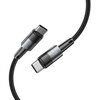 Kabel USB-C - USB-C TECH-PROTECT UltraBoost PD60W/3A 1m Szary Rodzaj Kabel