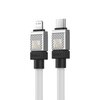 Kabel USB Typ-C - Lightning BASEUS CoolPlay Series 20W 1 m Biały Gwarancja 12 miesięcy