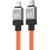 Kabel USB-C - Lightning BASEUS CoolPlay 20W 1 m Pomarańczowy Rodzaj Kabel