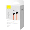 Kabel USB-C - Lightning BASEUS CoolPlay 20W 1 m Pomarańczowy Wyświetlacz LCD Nie