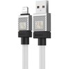 Kabel USB - Lightning BASEUS CoolPlay Series 2.4A 1 m Biały Gwarancja 12 miesięcy