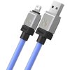 Kabel USB - Lightning BASEUS CoolPlay Series 2.4A 1 m Niebieski Długość [m] 1