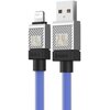Kabel USB - Lightning BASEUS CoolPlay Series 2.4A 1 m Niebieski Rodzaj Kabel