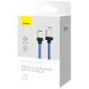 Kabel USB - Lightning BASEUS CoolPlay Series 2.4A 1 m Niebieski Wyświetlacz LCD Nie