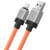 Kabel USB - Lightning BASEUS CoolPlay Series 2.4A 1 m Pomarańczowy Długość [m] 1