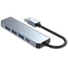 Hub TECH-PROTECT V0-Hub 5w1 USB 3.2 Gen. 1, Pasywny Szary