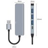 Hub TECH-PROTECT V0-Hub 5w1 USB 3.2 Gen. 1, Pasywny Szary Dodatkowe informacje Plug&Play