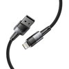 Kabel USB - Lightning TECH-PROTECT UltraBoost 12W/2.4A 1 m Szary Długość [m] 1