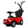 Jeździk SUN BABY Sport Car Czerwono-Czarny rączka