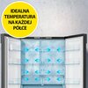 Lodówka HISENSE RQ758N4SGIE1 MD Side by Side No Frost 178.5cm Srebrna Wi-Fi ConnectLife My Fresh Choice Metal Cooling Licowane drzwi Nie