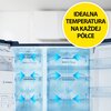 Lodówka HISENSE RS818N4TFE Side by Side No Frost 179cm Czarna Kostkarka Wi-Fi ConnectLife Metal Tech Cooling Zmiana kierunku otwierania drzwi Nie