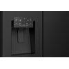 Lodówka HISENSE RS818N4TFE Side by Side No Frost 179cm Czarna Kostkarka Wi-Fi ConnectLife Metal Tech Cooling Funkcje dodatkowe Oświetlenie LED