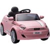 Samochód dla dziecka SUN BABY Fiat 500 Wersja Sport Różowy Liczba biegów 2