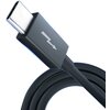 Kabel USB-C - USB-C 3MK Hyper Thunderbolt 240W 1 m Czarny Wyświetlacz LCD Nie