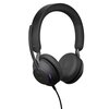Słuchawki nauszne JABRA Evolve2 40 SE MS Czarny Transmisja bezprzewodowa Nie