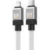 Kabel USB-C - Lightning BASEUS CoolPlay 20W 2 m Biały Rodzaj Kabel