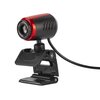 Kamera internetowa SETTY 106705 USB-A / Mini Jack 3.5 mm - 480p Czarno-czerwona Interfejs USB