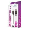 Kabel USB - Lightning SETTY New 2A 3 m Czarny Typ USB - Lightning