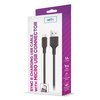 Kabel USB - microUSB SETTY New 1A 1 m Czarny Typ USB - Micro USB