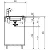 Zlewozmywak FRANKE Antea AZG 651-97 114.0676.233 Cappuccino Typ Wbudowywany