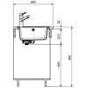 Zlewozmywak FRANKE Basis BFG 620-34-34 114.0676.267 Cappuccino Typ Wbudowywany