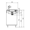 Zlewozmywak półtorakomorowy z ociekaczem FRANKE Basis BFG 651-97 114.0676.273 Cappuccino 50x97 Typ Wbudowywany