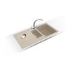 Zlewozmywak półtorakomorowy z ociekaczem FRANKE Basis BFG 651-97 114.0676.273 Cappuccino 50x97 Wykonanie Fragranite