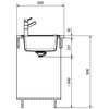 Zlewozmywak dwukomorowy z ociekaczem FRANKE Basic BFG 621-116 114.0676.264 Biały polarny 50x116 Typ Wbudowywany