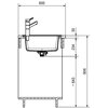 Zlewozmywak FRANKE Basis BFG 611-78 114.0676.294 Cappuccino Typ Wbudowywany