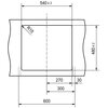 Zlewozmywak jednokomorowy FRANKE Urban UBG 610-50 114.0687.256 Onyx 50x56 Typ Wbudowywany