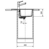 Zlewozmywak jednokomorowy z ociekaczem FRANKE Basis BFG 611-62 114.0676.301 Cappuccino 50x62 Typ Wbudowywany
