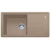 Zlewozmywak jednokomorowy z ociekaczem FRANKE Malta BSG 611-78 114.0676.308 Cappuccino 43.5x78