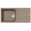 Zlewozmywak jednokomorowy z ociekaczem FRANKE Urban UBG 611-100 XL 114.0687.291 Cappuccino 50x100