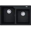 Zlewozmywak dwukomorowy FRANKE Urban UBG 620-36-33 GSC 114.0687.308 Onyx 50x78