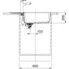 Zlewozmywak FRANKE Centro CNG 611-78 XL 114.0687.323 Czarny mat Typ Wbudowywany